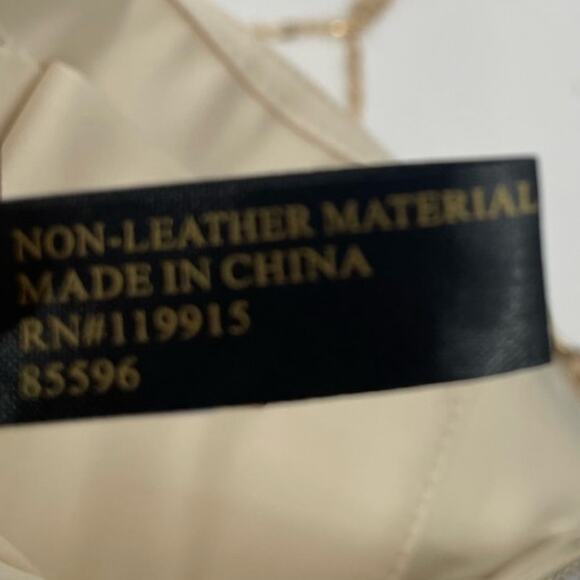 INC International Concepts Crystal/Pearl Hether Shiny Mesh Clutch NWT